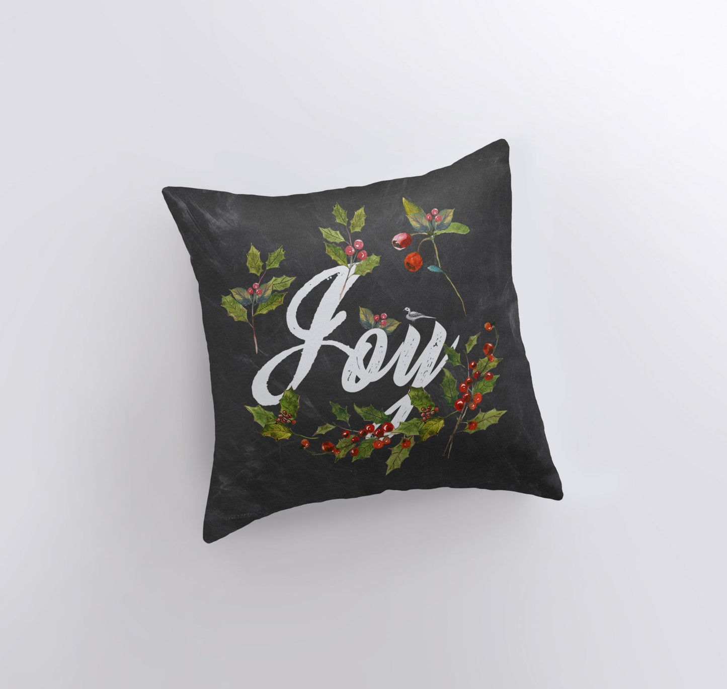 Joy Pillow Case | Handmade Throw Pillow | Christmas Decor