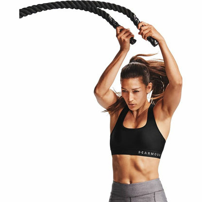 Sports Bra Under Armour Mid Crossback Black for Women