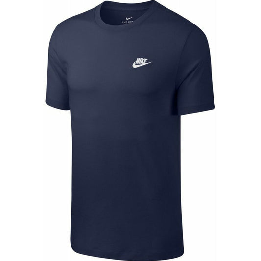 Men’s Short Sleeve T-Shirt Nike AR4997-410 in Navy