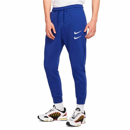 Long Sports Trousers Nike Blue Men for Ultimate Comfort