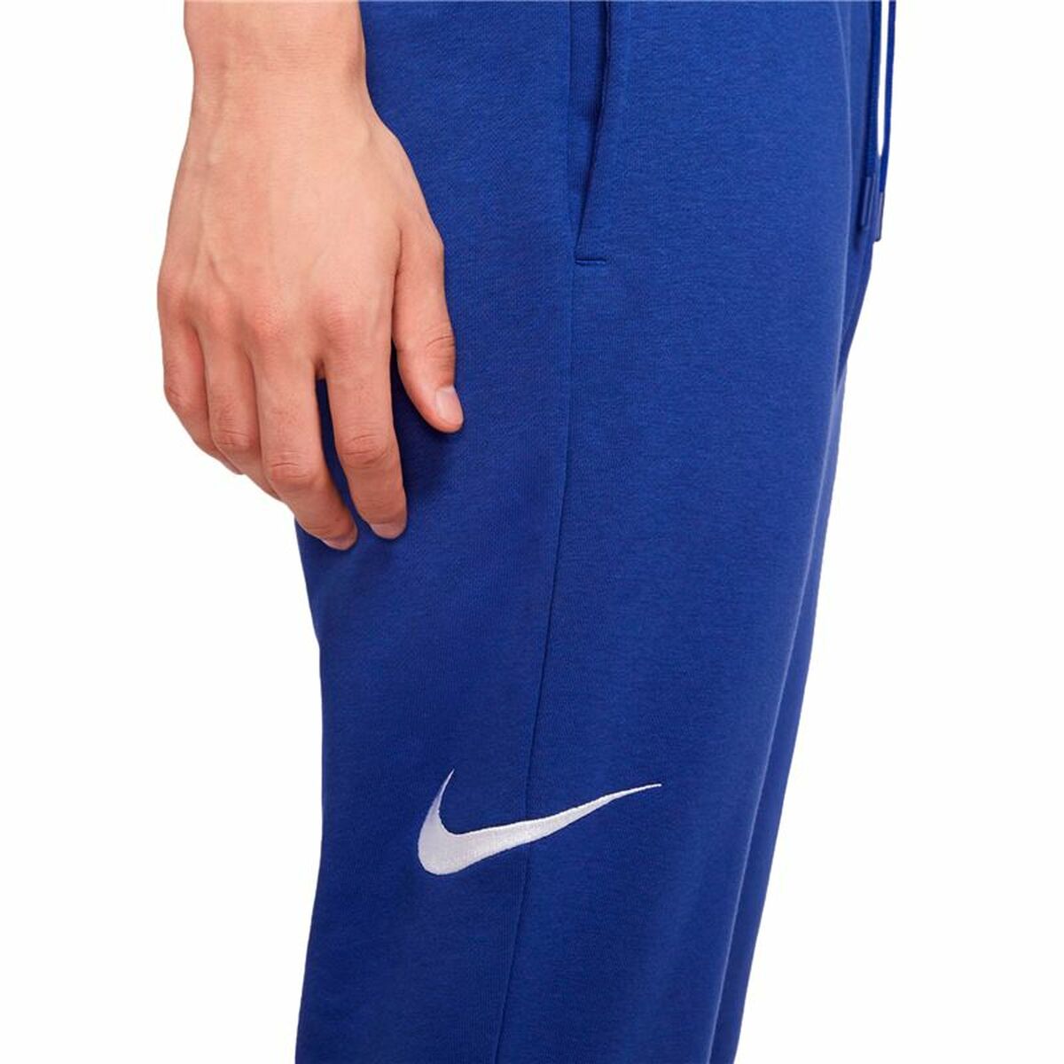 Long Sports Trousers Nike Blue Men for Ultimate Comfort