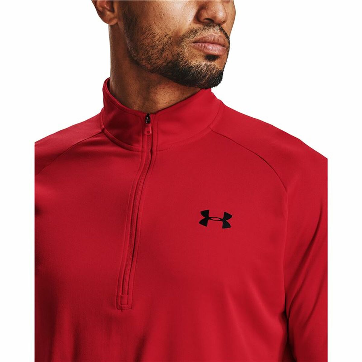 Men’s Long Sleeve T-Shirt Under Armour Tech ½ Red Performance