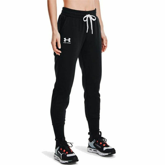 Under Armour Black Long Sports Trousers for Ladies