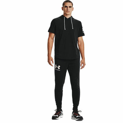 Under Armour Rival Terry Jogger Black Men Sports Trousers