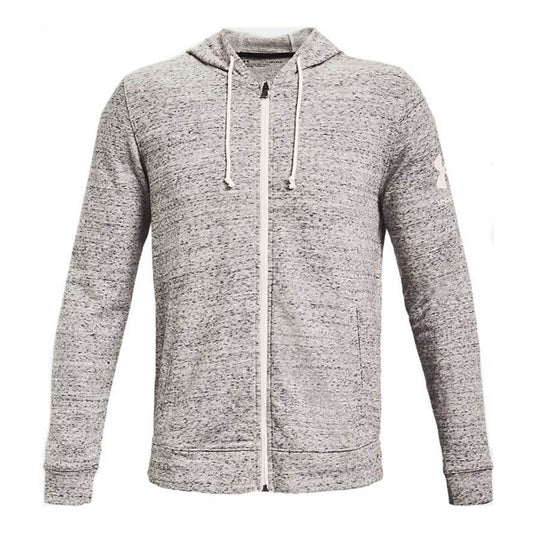 Men's Sports Jacket Under Armour Rival Terry FZ Light Grey