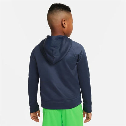 Children's Sports Jacket Nike Blue with Hood for Boys