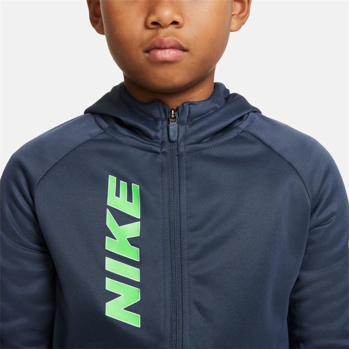 Children's Sports Jacket Nike Blue with Hood for Boys