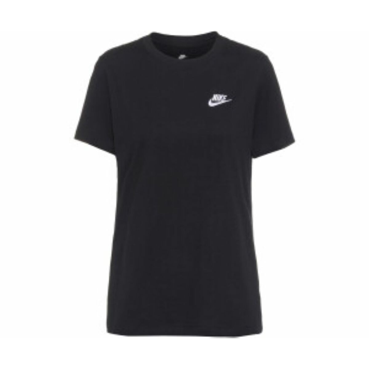 Women’s Short Sleeve T-Shirt Nike 010 Black for Activewear