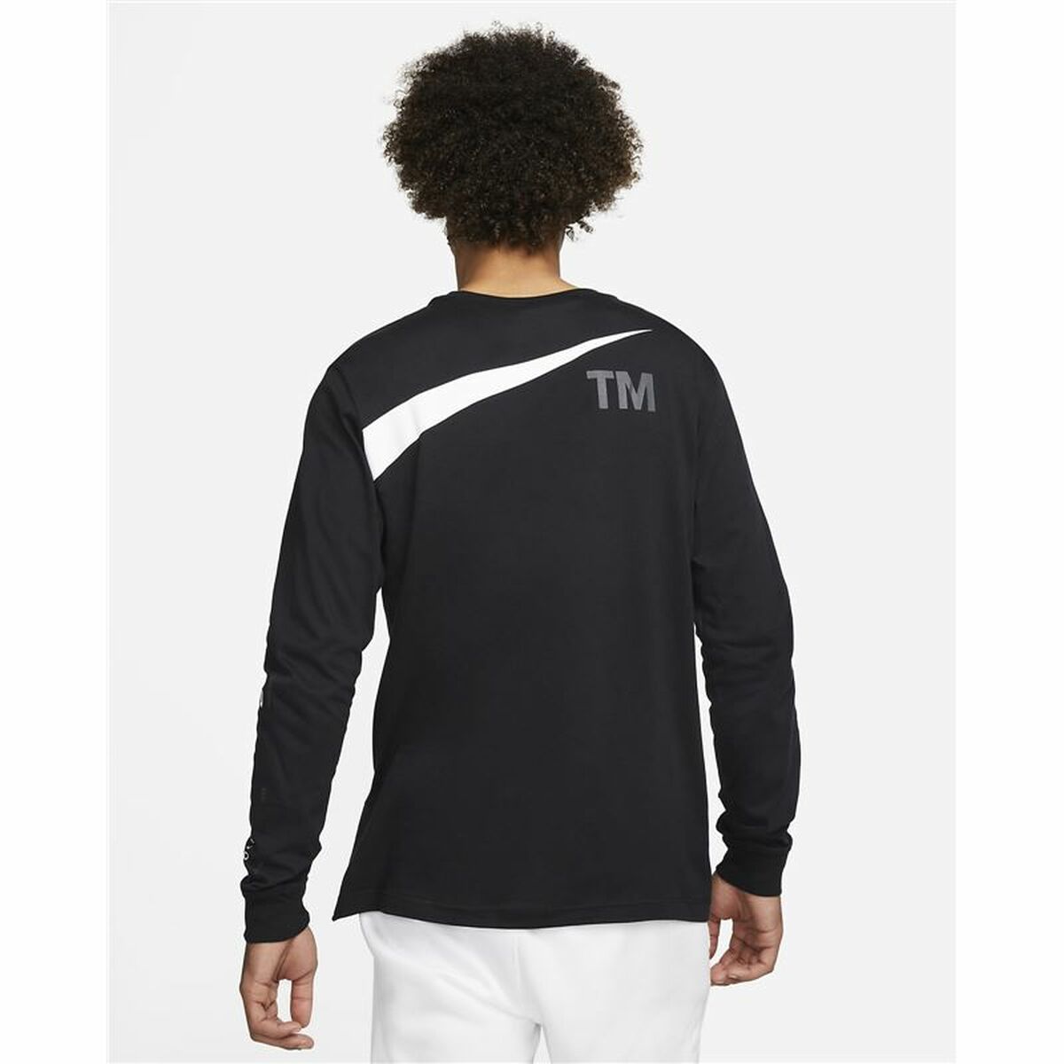 Men’s Long Sleeve T-Shirt Nike Sportswear Black for Comfort