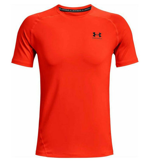 T-Shirt Under Armour HeatGear Red for Men Activewear