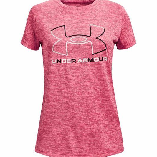 Child's Short Sleeve T-Shirt Under Armour Pink Boys