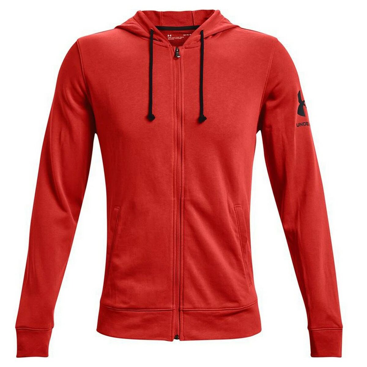 Men's Sports Jacket Under Armour Terry Red for Active Wear