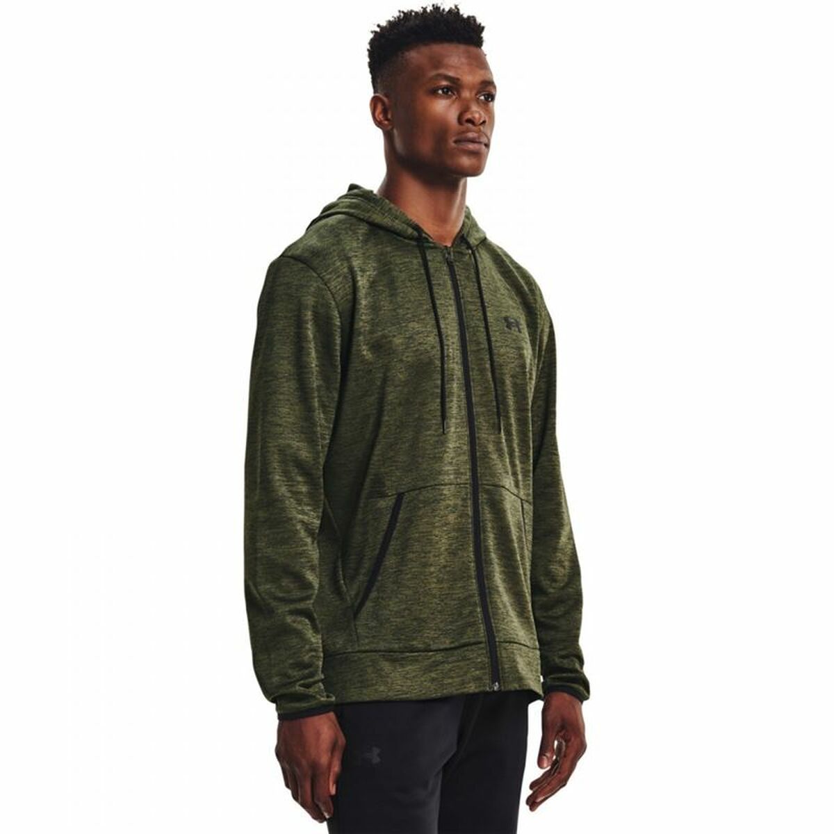 Men's Sports Jacket Under Armour Fleece FZ in Olive