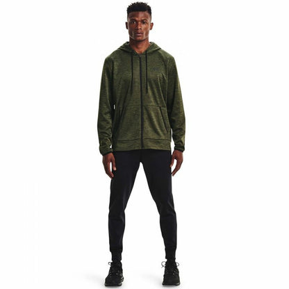 Men's Sports Jacket Under Armour Fleece FZ in Olive