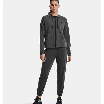 Women’s Hoodie Under Armour Rival Terry FZ Dark Grey