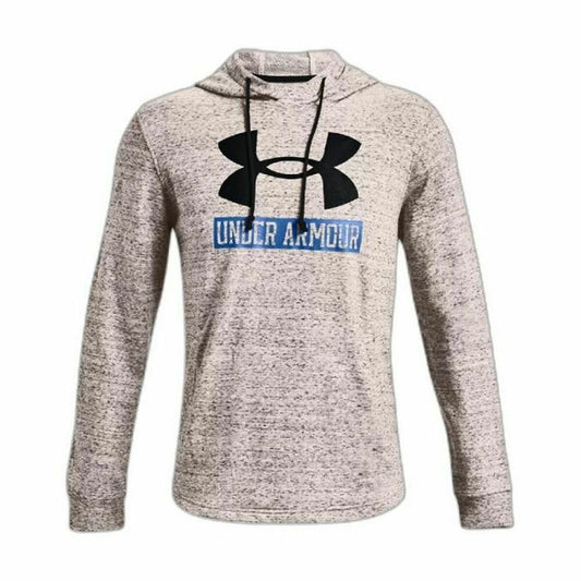 Men’s Hoodie Under Armour Rival Terry Logo Light Grey