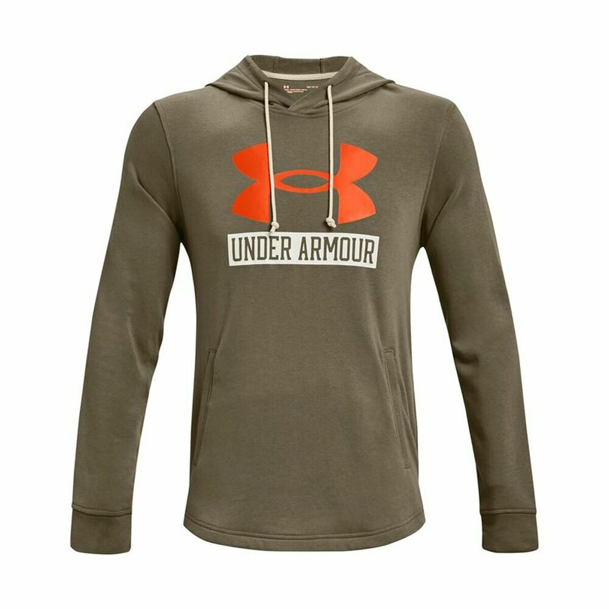 Men’s Under Armour Hoodie in Khaki for Active Comfort