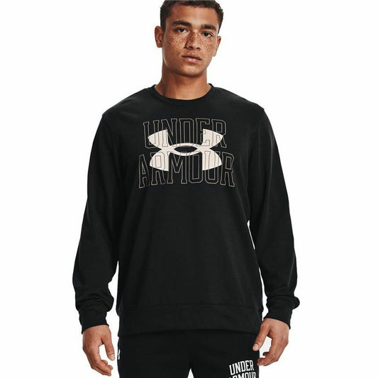 Men’s Long Sleeve T-Shirt Under Armour Logo Crew Black