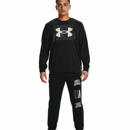 Men’s Long Sleeve T-Shirt Under Armour Logo Crew Black