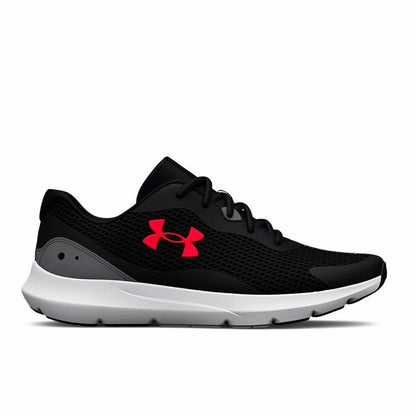 Men's Trainers Under Armour Surge 3 Black Running Shoes