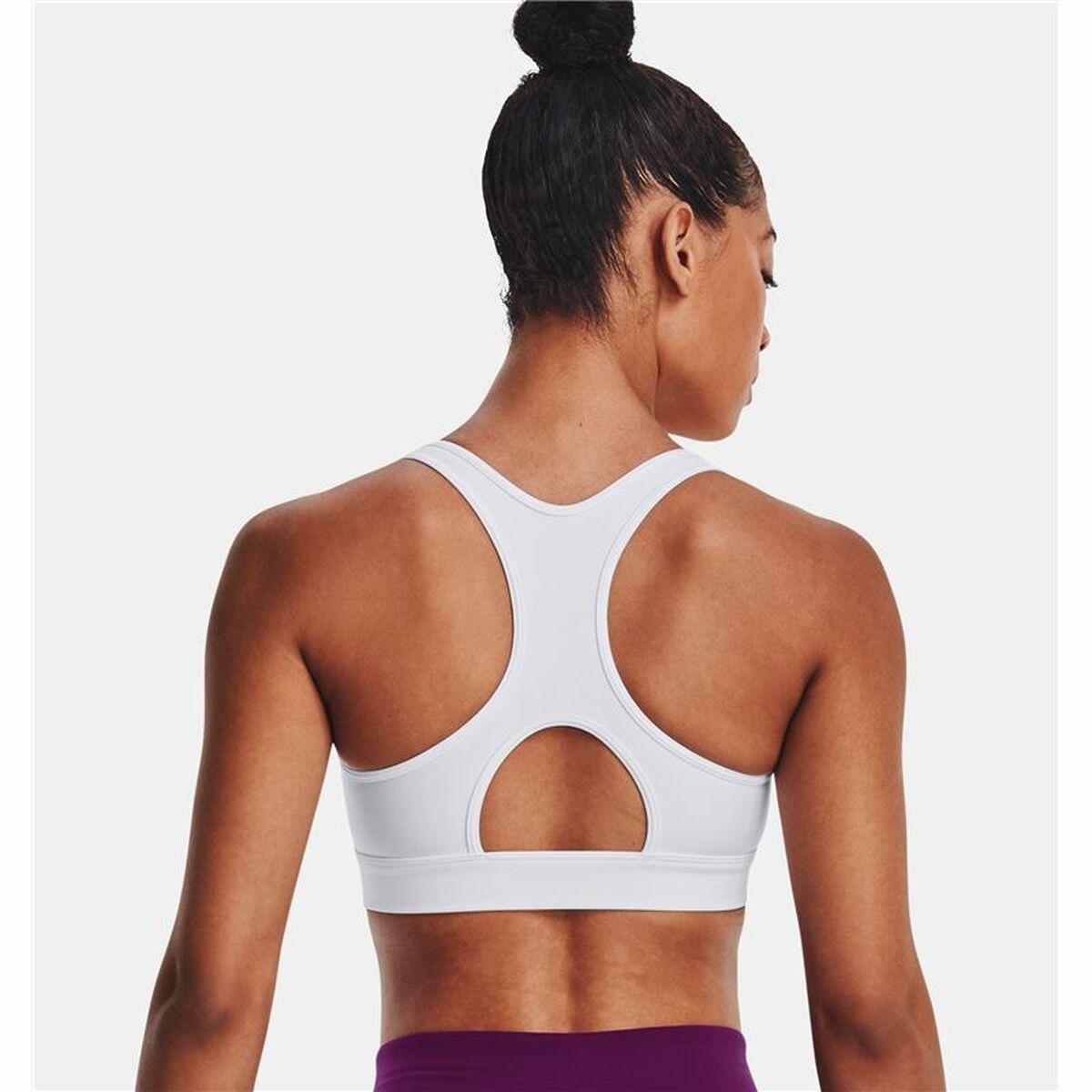 Sports Bra Under Armour White for Active Women