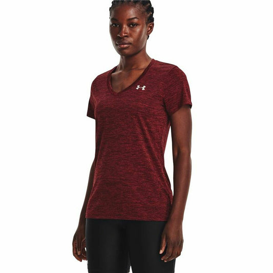 Women’s Short Sleeve T-Shirt Under Armour Dark Red Trendy