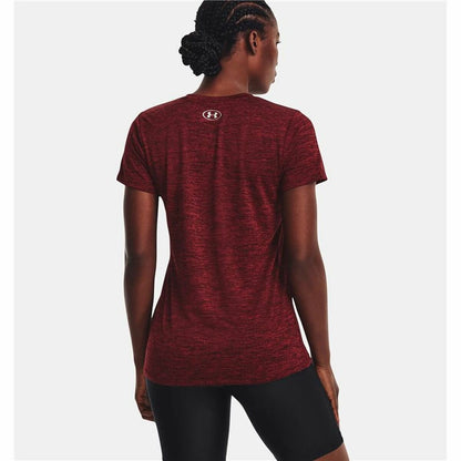 Women’s Short Sleeve T-Shirt Under Armour Dark Red Trendy