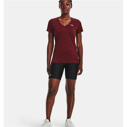 Women’s Short Sleeve T-Shirt Under Armour Dark Red Trendy