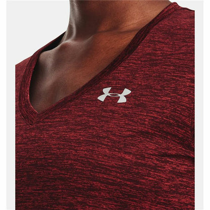 Women’s Short Sleeve T-Shirt Under Armour Dark Red Trendy