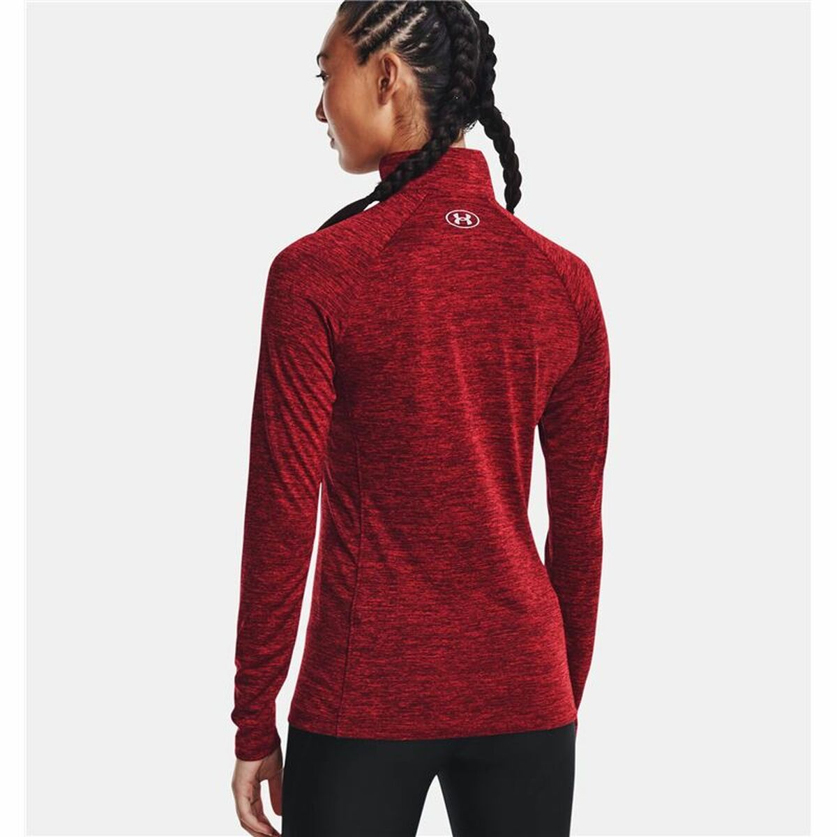 Women’s Sweatshirt Without Hood Under Armour Tech Twist Dark Red