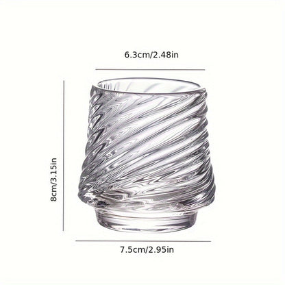 Versatile 150ml Insulated Volcano Glass Cup for Drinks