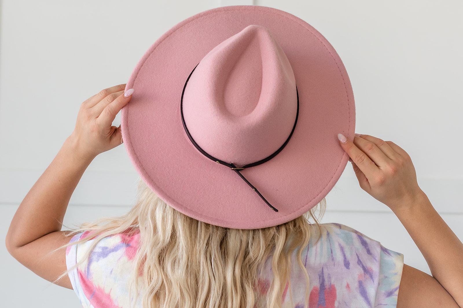 Wide Brim Felt Hat - Stylemz