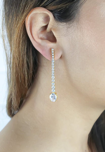 Cruise Marbella Earrings with 17 Zircon Stones