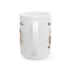 Corea - Taza de cerámica con estrella brillante (11 oz, 15 oz) - StyleMZ 