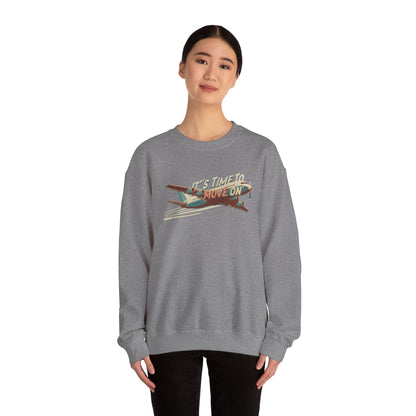 It's time to move on Unisex Heavy Blend™ Crewneck Sweatshirt - StyleMZ