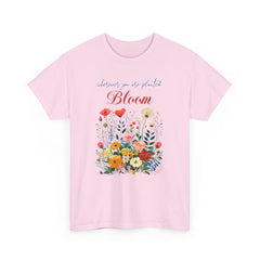 Korea -  Bloom Unisex Heavy Cotton Tee  - StyleMZ