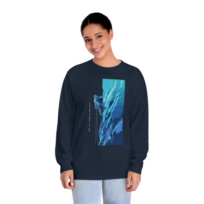 Korea -  The only way is up Unisex Classic Long Sleeve T-Shirt  - StyleMZ