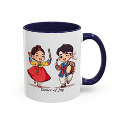 Korea -  Dance of joy Accent Coffee Mug (11, 15oz)  - StyleMZ