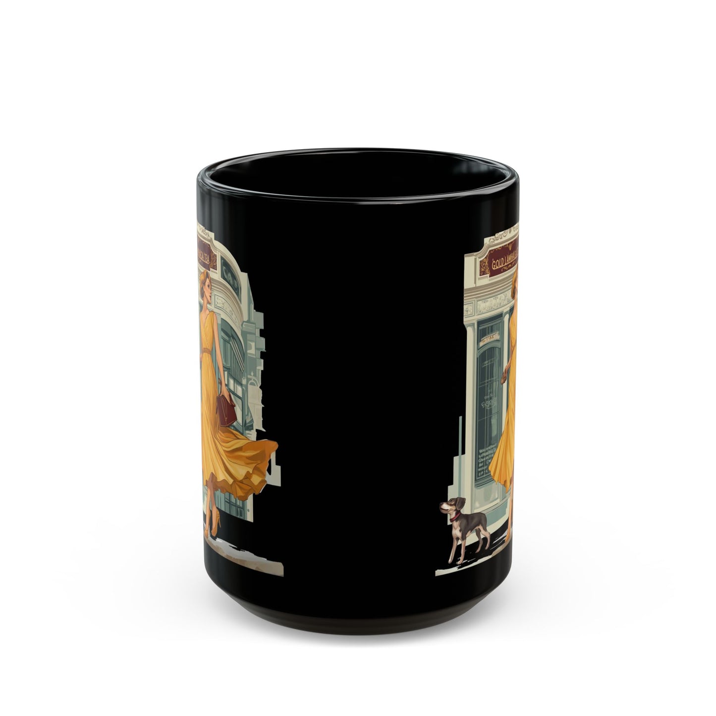 Tea Cafe Black Mug (11oz, 15oz) - StyleMZ