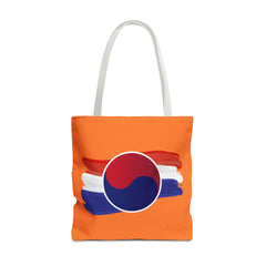 Korea -  Korean flag Tote Bag (AOP)  - StyleMZ