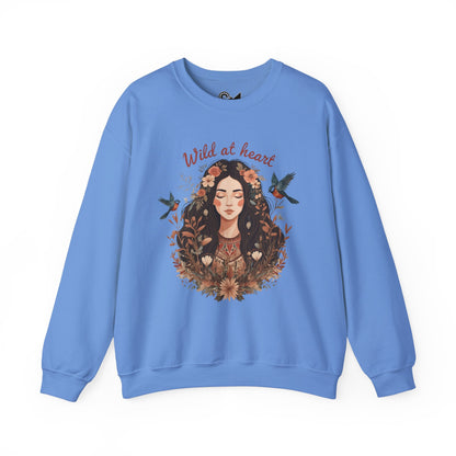 Wild at heart Unisex Heavy Blend™ Crewneck Sweatshirt - StyleMZ