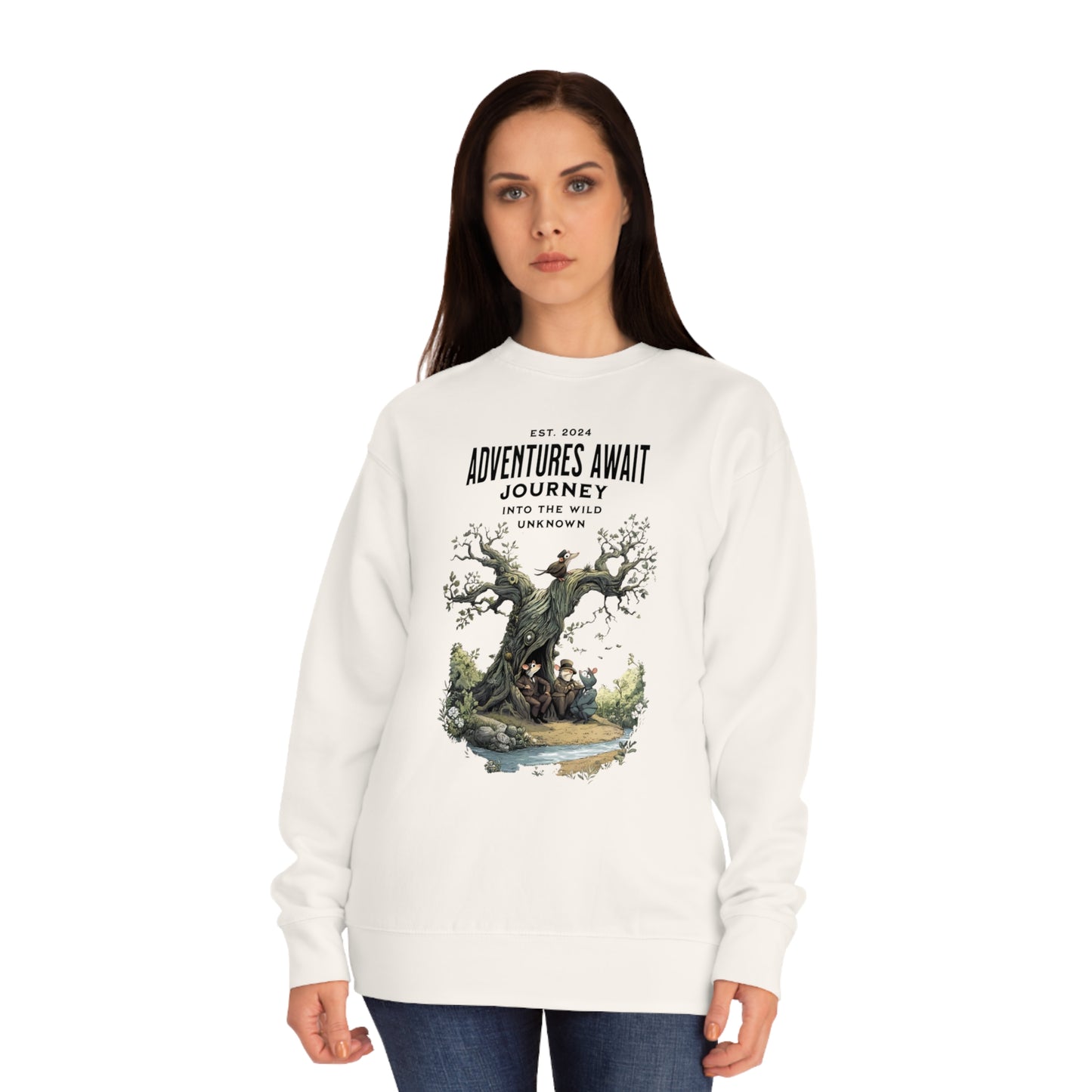 Korea -  Journey into the Wild Unknown Unisex Crew Sweatshirt  - StyleMZ