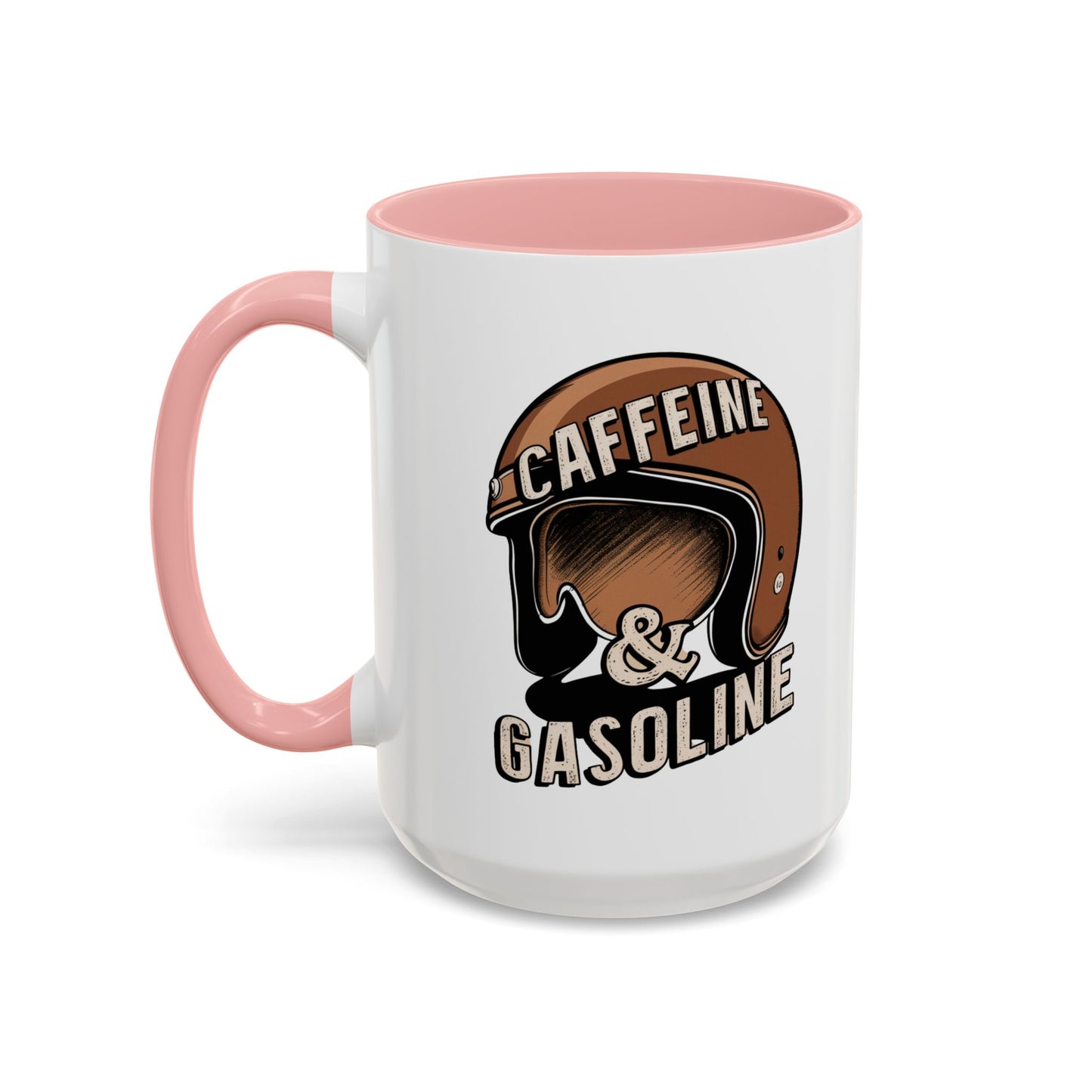 Caffein $ Gasoline Accent Coffee Mug (11, 15oz) - StyleMZ