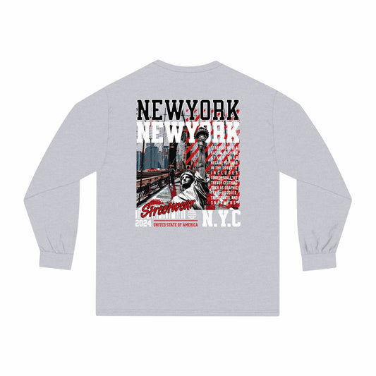 Korea -  NYC Streetwear Unisex Classic Long Sleeve T-Shirt  - StyleMZ