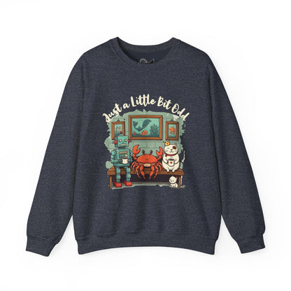 Just a little bit odd Unisex Heavy Blend™ Crewneck Sweatshirt - StyleMZ