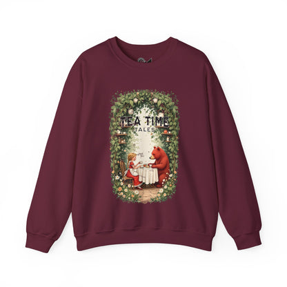 Tea time tales Unisex Heavy Blend™ Crewneck Sweatshirt - StyleMZ