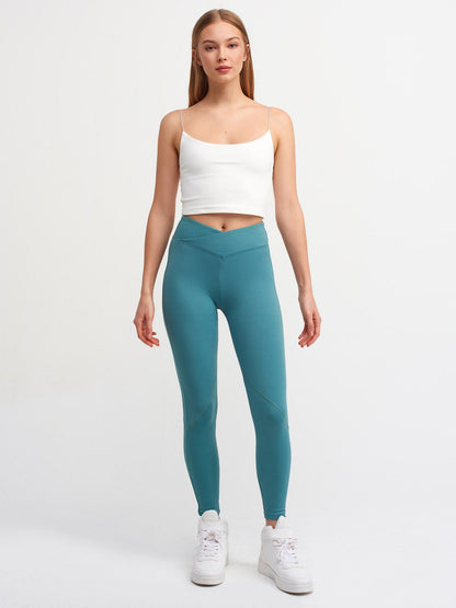 Belt Detailed Leggings - Stylemz