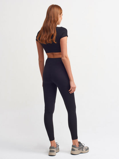 Belt Detailed Leggings - Stylemz