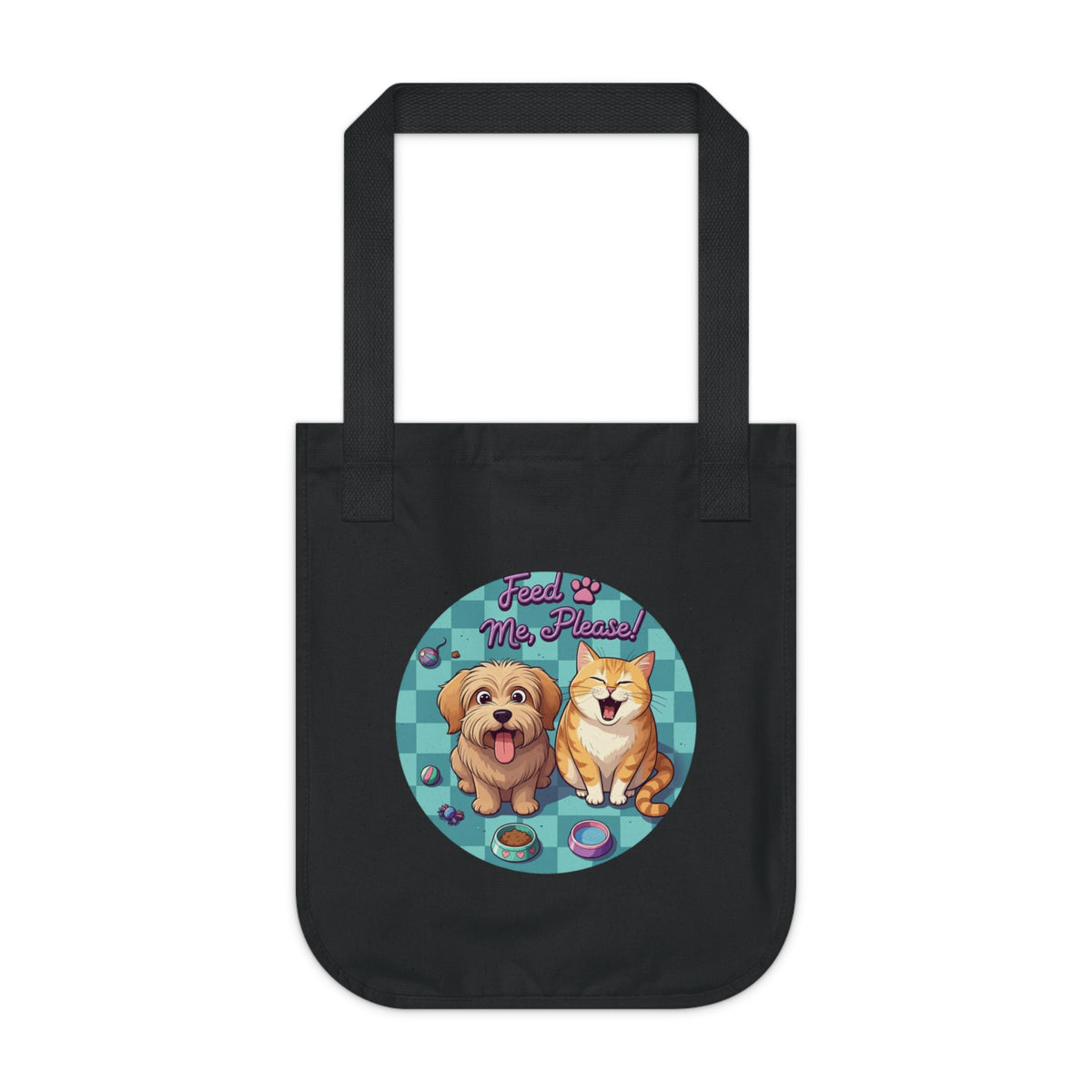 StyleMZ -  StyleMZ -  Feed me please! Organic Canvas Tote Bag  - StyleMZ