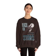 Korea -  Reach for the stars Unisex Heavy Blend™ Crewneck Sweatshirt  - StyleMZ